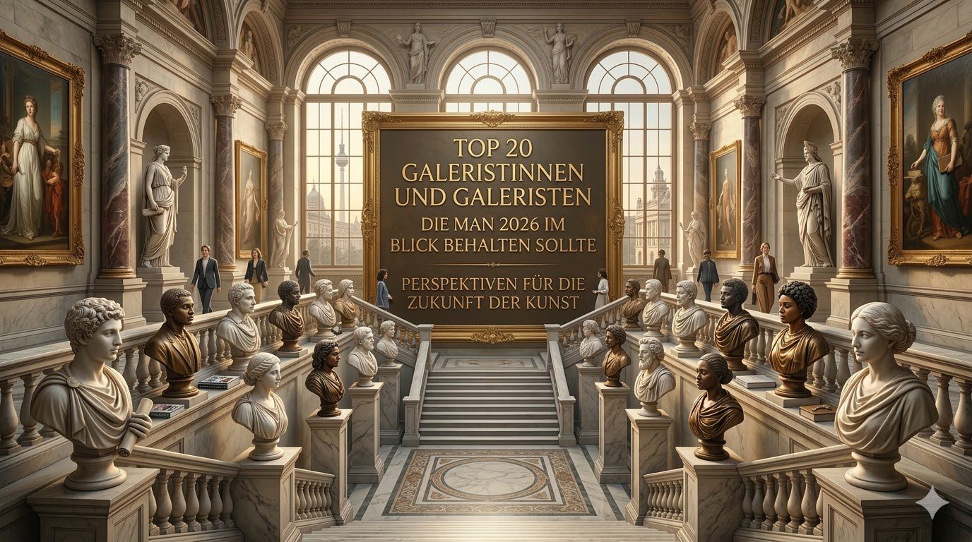 20 Galeristen und Galeristinnen, die man 2026 im Blick behalten sollte
