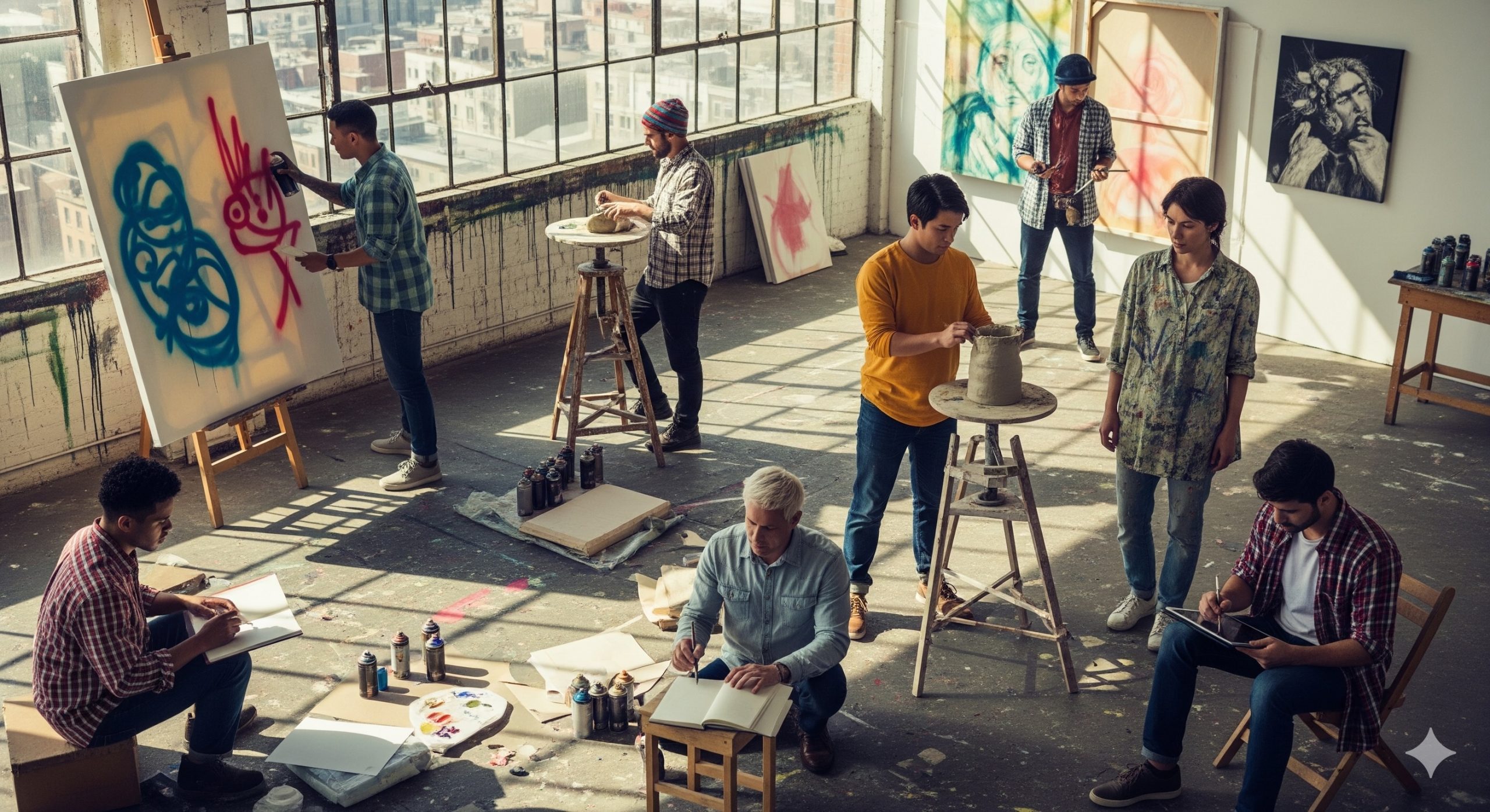 10 zeitgenössische Künstler - oder 100? Entdecken Sie die wichtigsten Künstler der zeitgenössischen Kunst und neue Art Talente.