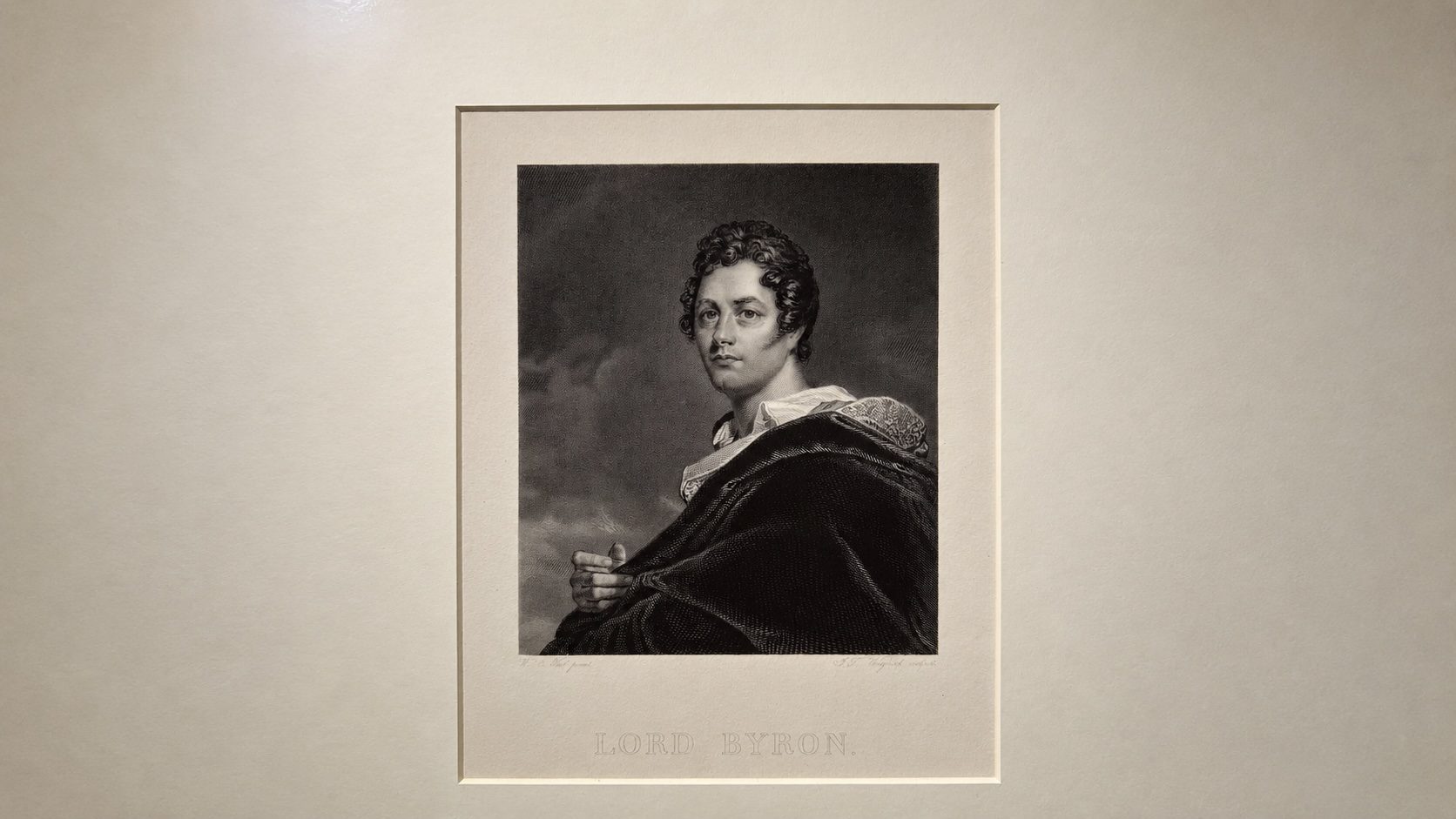 Lord Byron. Mad, bad, dangerous to know