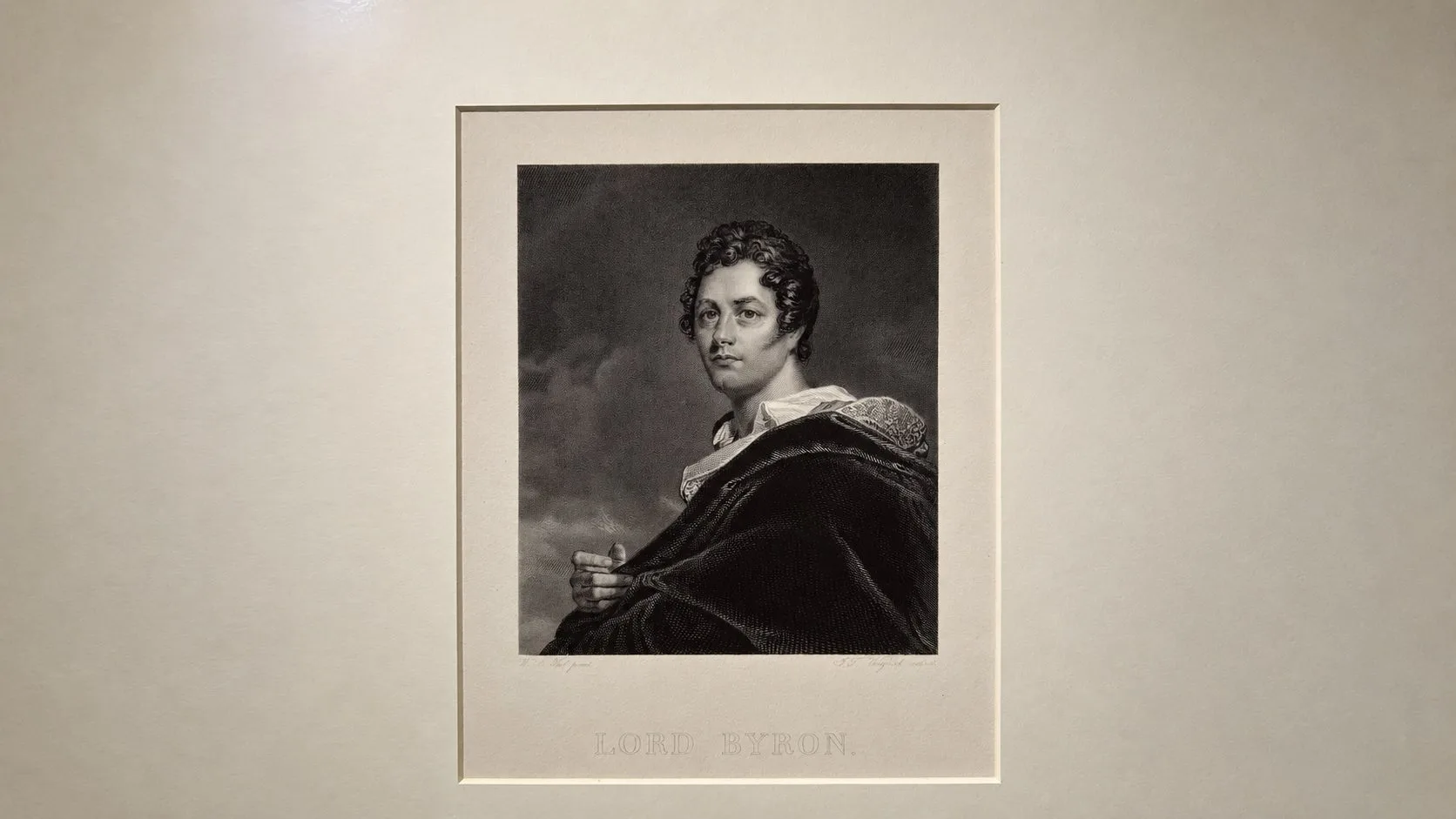 Lord Byron. Mad, bad, dangerous to know