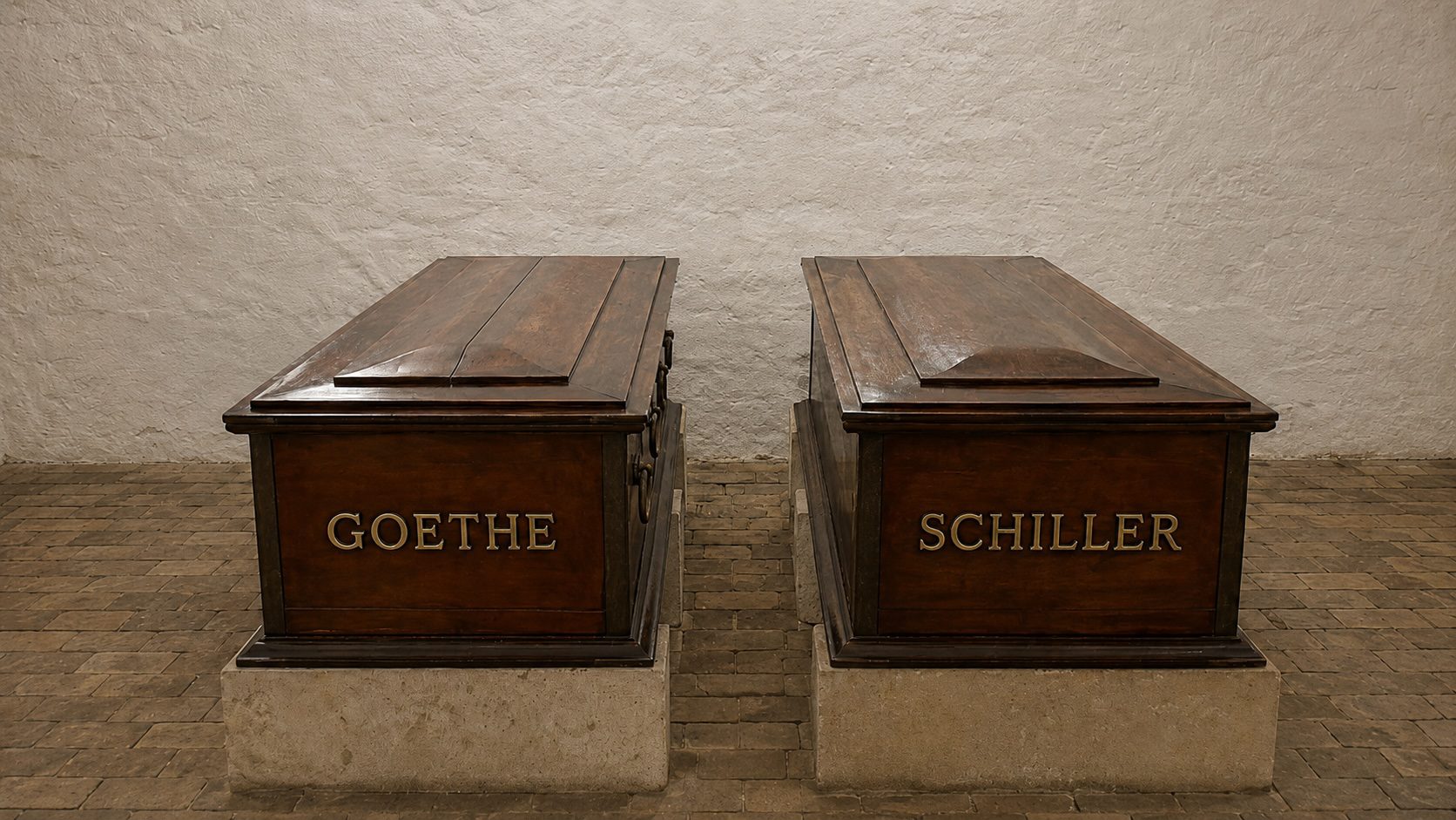 Der leere Sarg — von Goethe und Schiller in Weimar